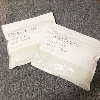 クオリティファースト(QUALITY FIRST)のクオリティファースト オールインワンシートマスク ホワイト 30枚×2袋(パック/フェイスマスク)