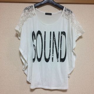 Tシャツ ホワイト レース(Tシャツ(半袖/袖なし))