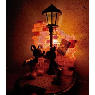 ディズニー(Disney)のKISS IN LAMP　キッス・イン・ランプ　ミッキー&ミニー(置物)