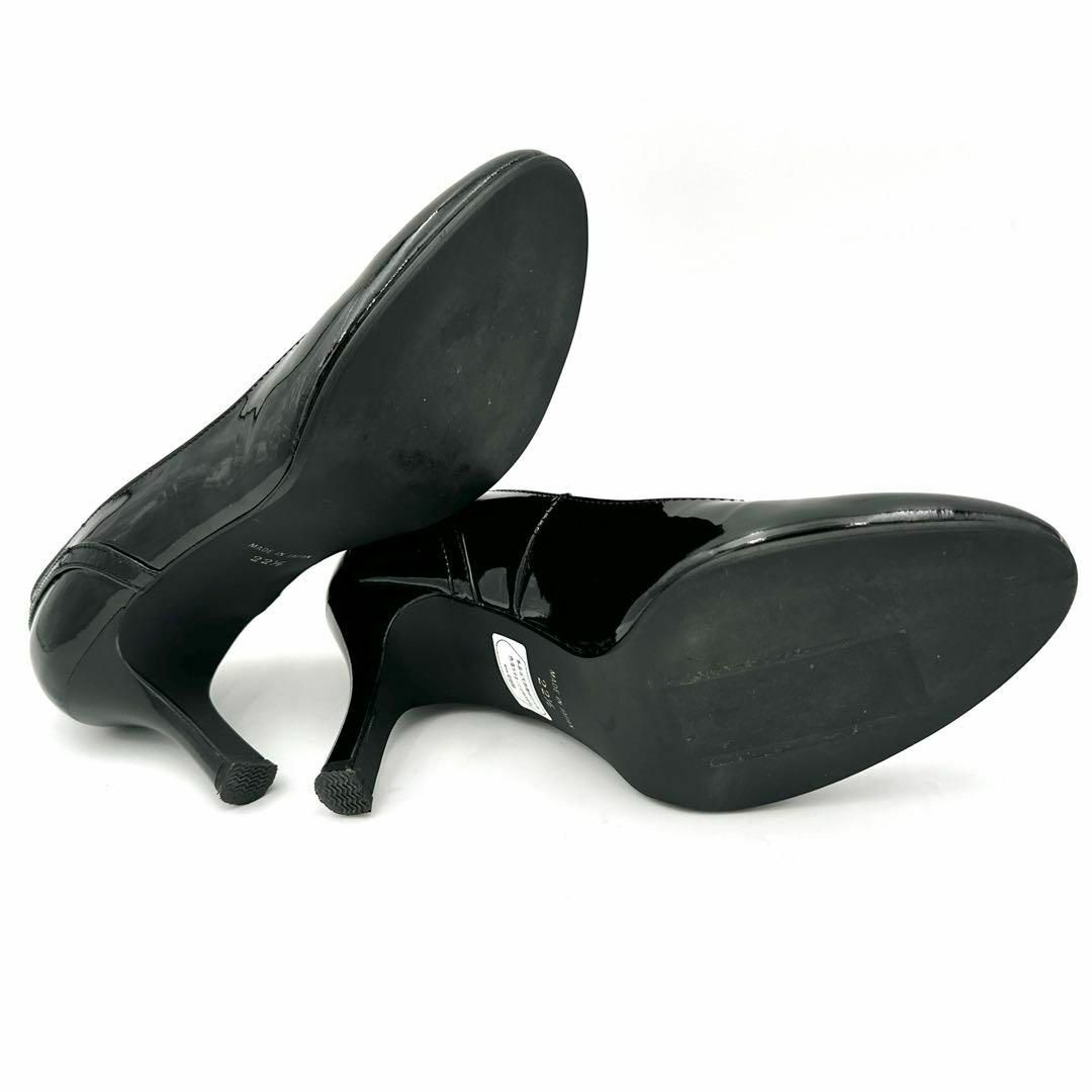 卑弥呼(ヒミコ)の卑弥呼 ハイヒール エナメル ブラック 22.5㎝ レディースの靴/シューズ(ハイヒール/パンプス)の商品写真
