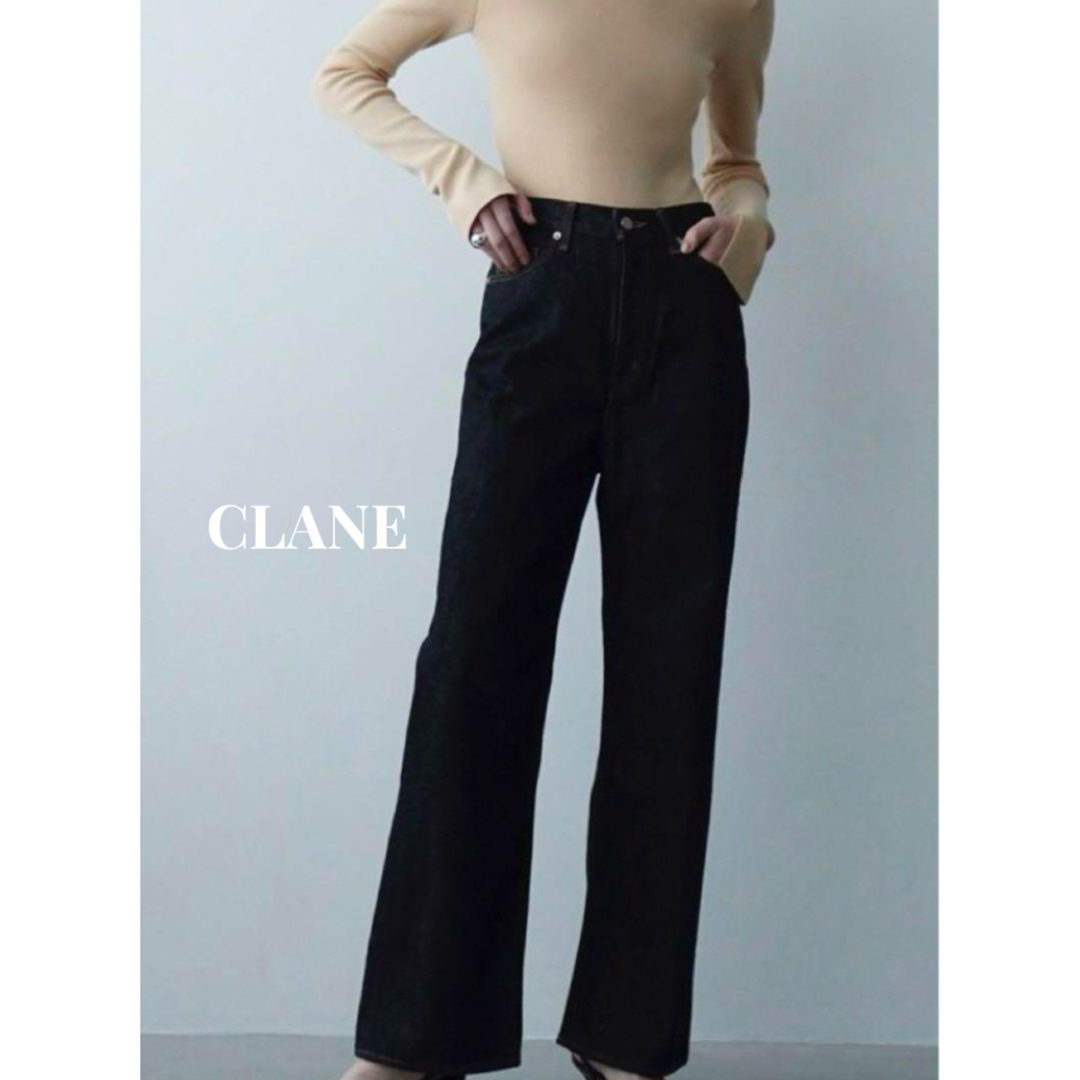 CLANE(クラネ)のクラネ　CLANE SECOND DENIM PANTS デニムパンツ　S レディースのパンツ(デニム/ジーンズ)の商品写真