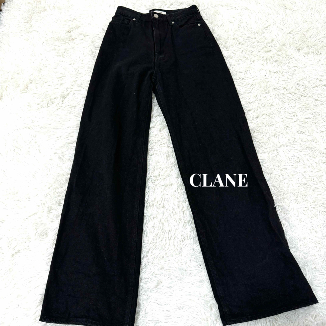 CLANE(クラネ)のクラネ　CLANE SECOND DENIM PANTS デニムパンツ　S レディースのパンツ(デニム/ジーンズ)の商品写真