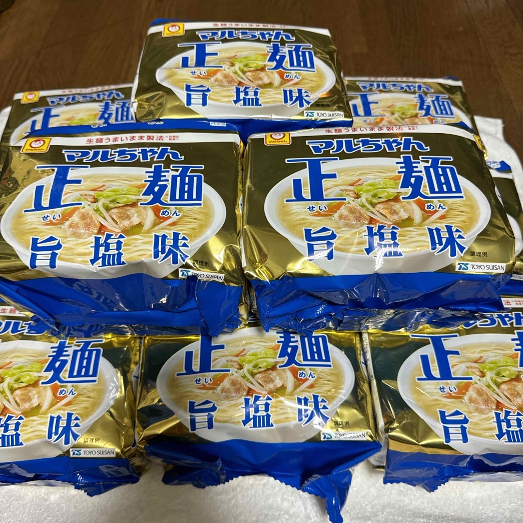 マルちゃん正麺 旨塩味(112g*5食入)×12パック　まとめ買い　安い　お得　 食品/飲料/酒の食品(麺類)の商品写真