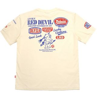 テッドマン(TEDMAN)のテッドマン/Tシャツ/ホワイト/TDSS-566/エフ商会/カミナリモータース(Tシャツ(半袖/袖なし))