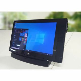 フジツウ(富士通)の富士通Tab Q704 core i3/SSD128G/12インチ/OFFICE(タブレット)