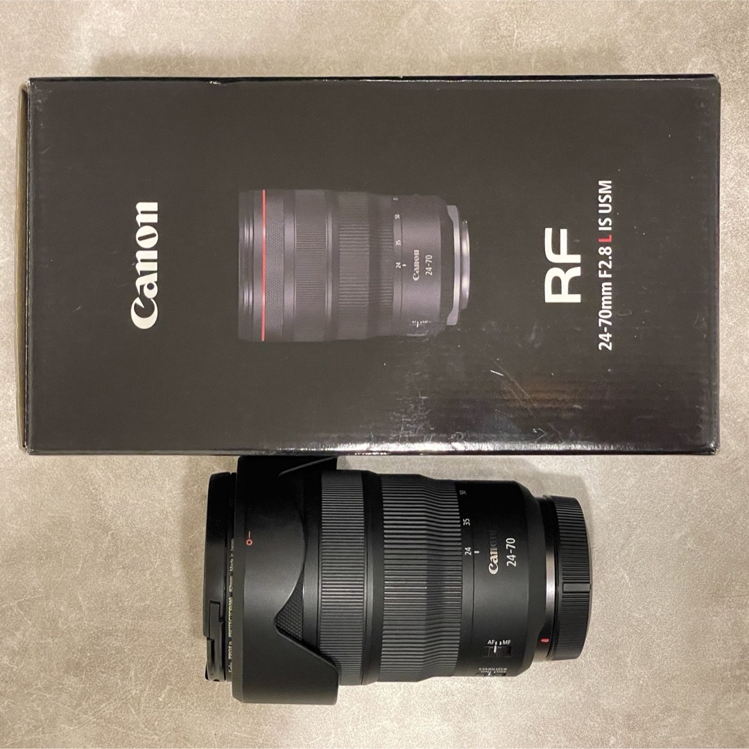 Canon(キヤノン)の美品 フィルター付きCanon RF24-70mm F2.8 L IS USM  スマホ/家電/カメラのカメラ(レンズ(ズーム))の商品写真