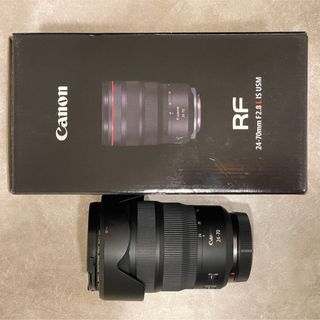 キヤノン(Canon)の美品 フィルター付きCanon RF24-70mm F2.8 L IS USM (レンズ(ズーム))