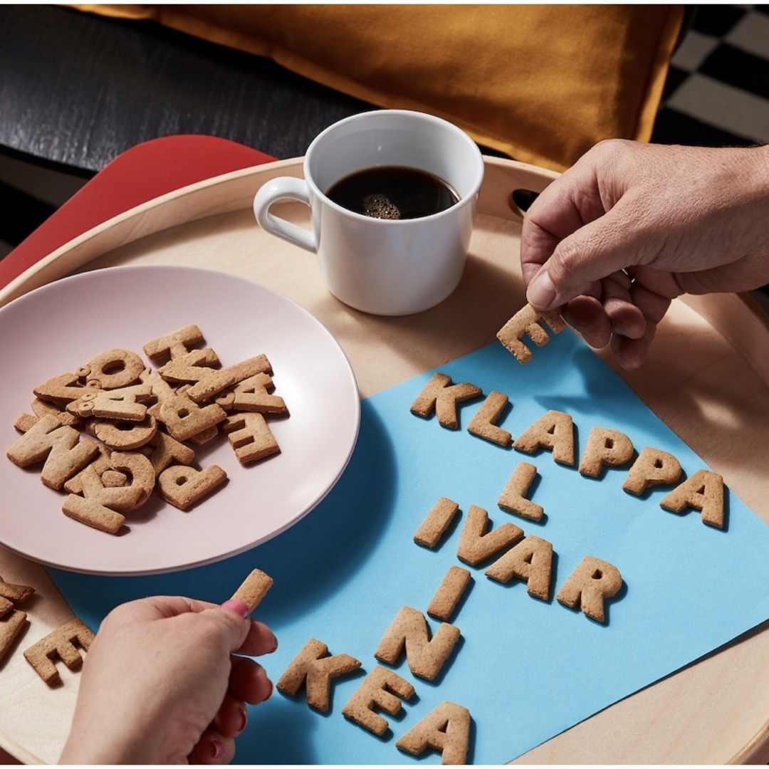 IKEA(イケア)の[2箱セット]IKEA KAFFEREP カッフェレプ アルファベットビスケット 食品/飲料/酒の食品(菓子/デザート)の商品写真