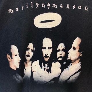 MarilynManson両面XLマリリンマンソンTシャツサイズ他有バンドロック(Tシャツ/カットソー(半袖/袖なし))