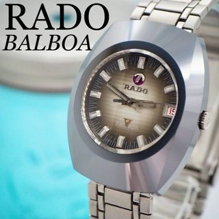 ラドー(RADO)の6 RADO ラドー時計　バルボア　メンズ腕時計　カットガラス　自動巻き　機械式(腕時計(アナログ))