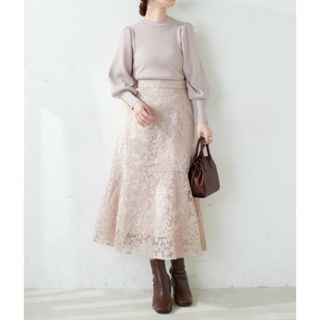 ナチュラルクチュール(natural couture)の《natural couture》オリエンタル刺繍スカート(ロングスカート)