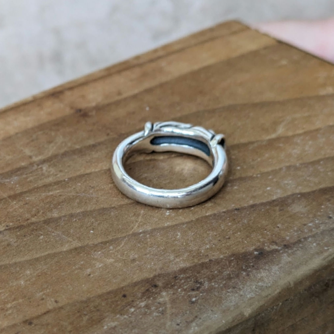 ete(エテ)のete☆silver ring♪ヴィンテージ♪シルバーリング♪約16号♪ メンズのアクセサリー(リング(指輪))の商品写真