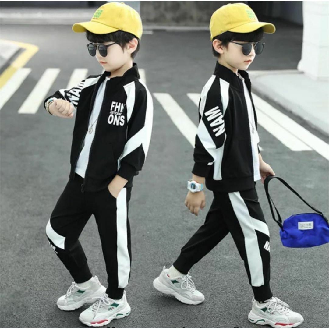 キッズ セットアップ 男の子 ジャージ セット 韓国 かっこいい 子供 スポーツ キッズ/ベビー/マタニティのキッズ服男の子用(90cm~)(その他)の商品写真