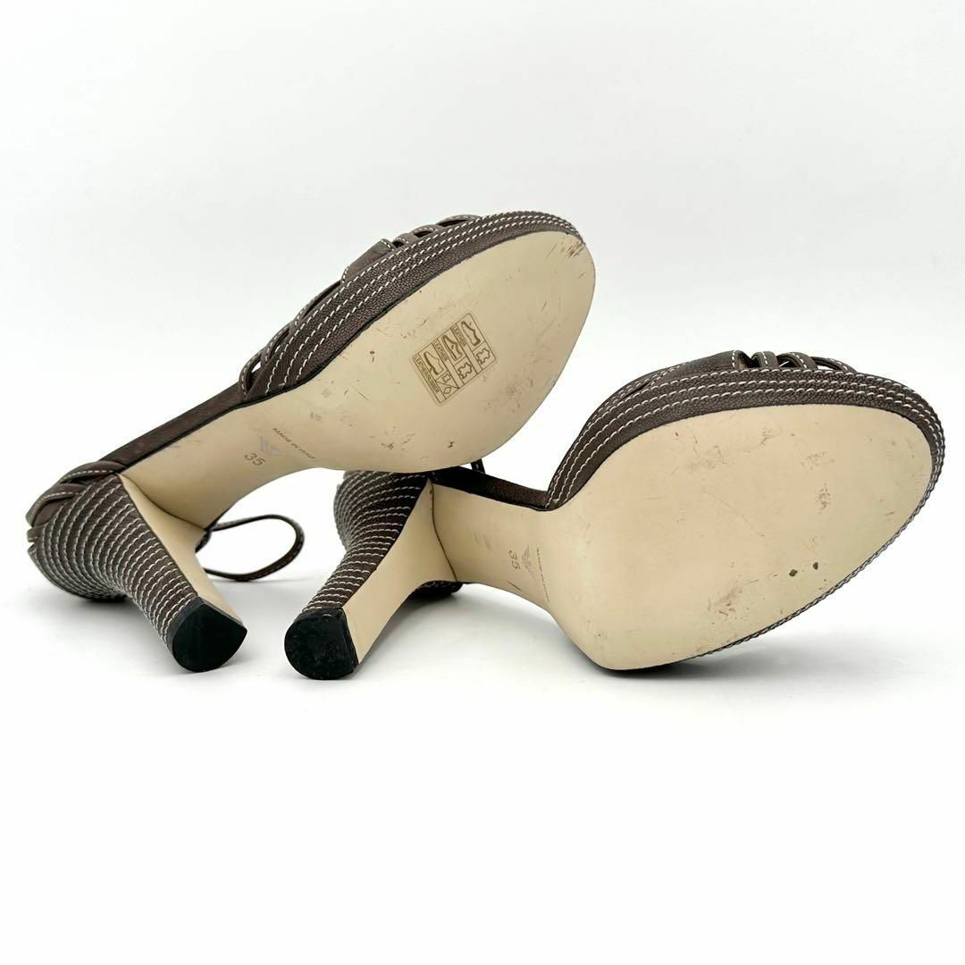 Emporio Armani(エンポリオアルマーニ)のARMANI アルマーニ サンダル アンクルストラップ 22.5㎝ レディースの靴/シューズ(サンダル)の商品写真