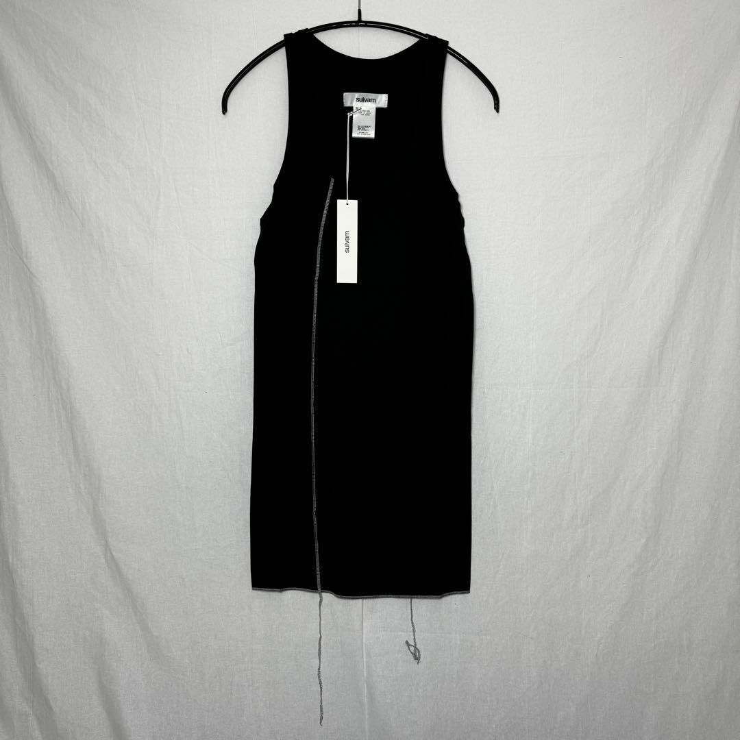 sulvam(サルバム)のサルバム sulvam Long Tank Top 23SS ブラック Sサイズ メンズのトップス(Tシャツ/カットソー(半袖/袖なし))の商品写真