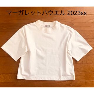 マーガレット ハウエル　Tシャツ、ワイドボックスシルエッ【2023ss】 