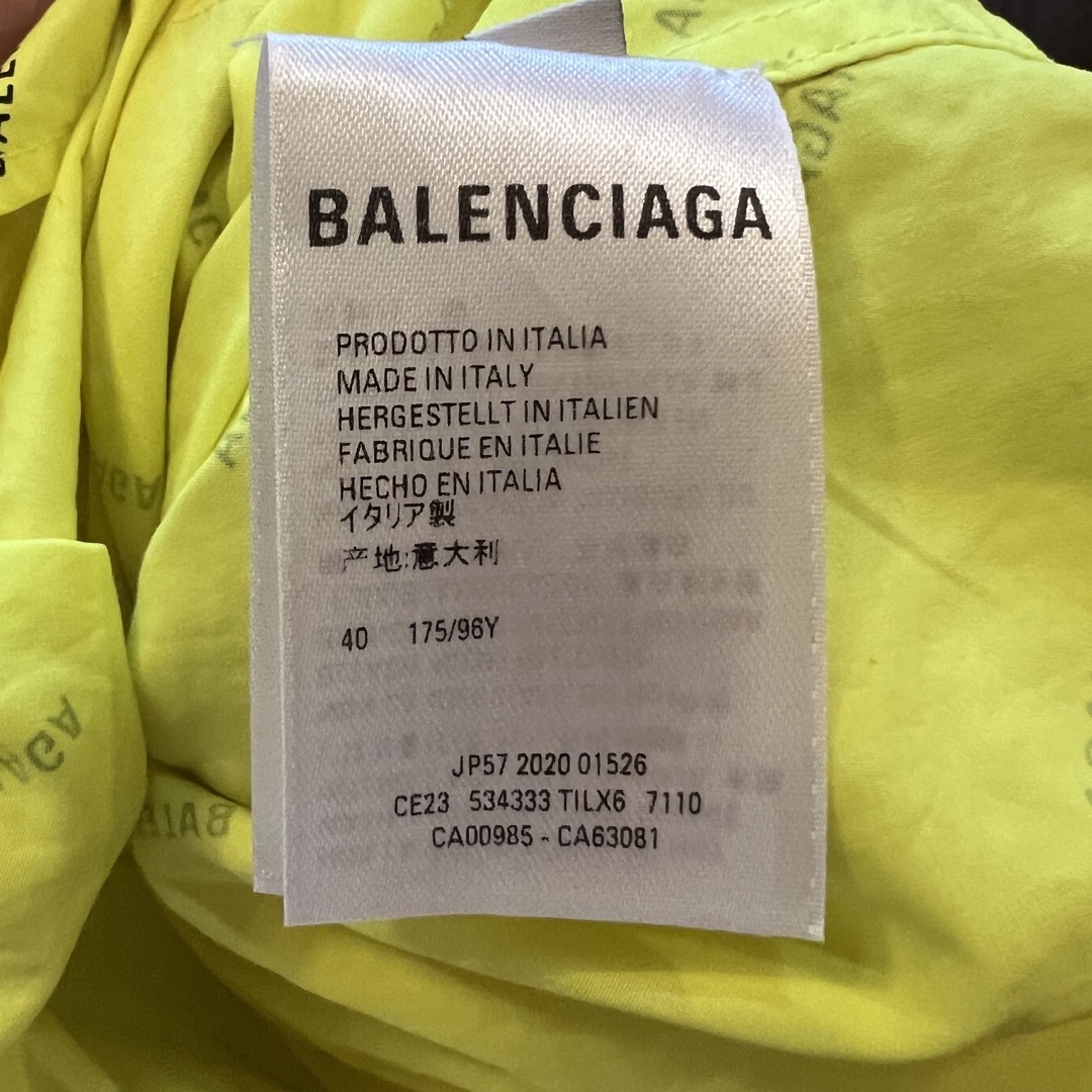 Balenciaga(バレンシアガ)の【4月18日に処分】激安販売‼️バレンシアガ 蛍光色シャツ メンズのトップス(シャツ)の商品写真