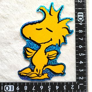 スヌーピー(SNOOPY)の2●▲■希少　輸入シールガチャ　ウッドストック　キラキラシール(シール)