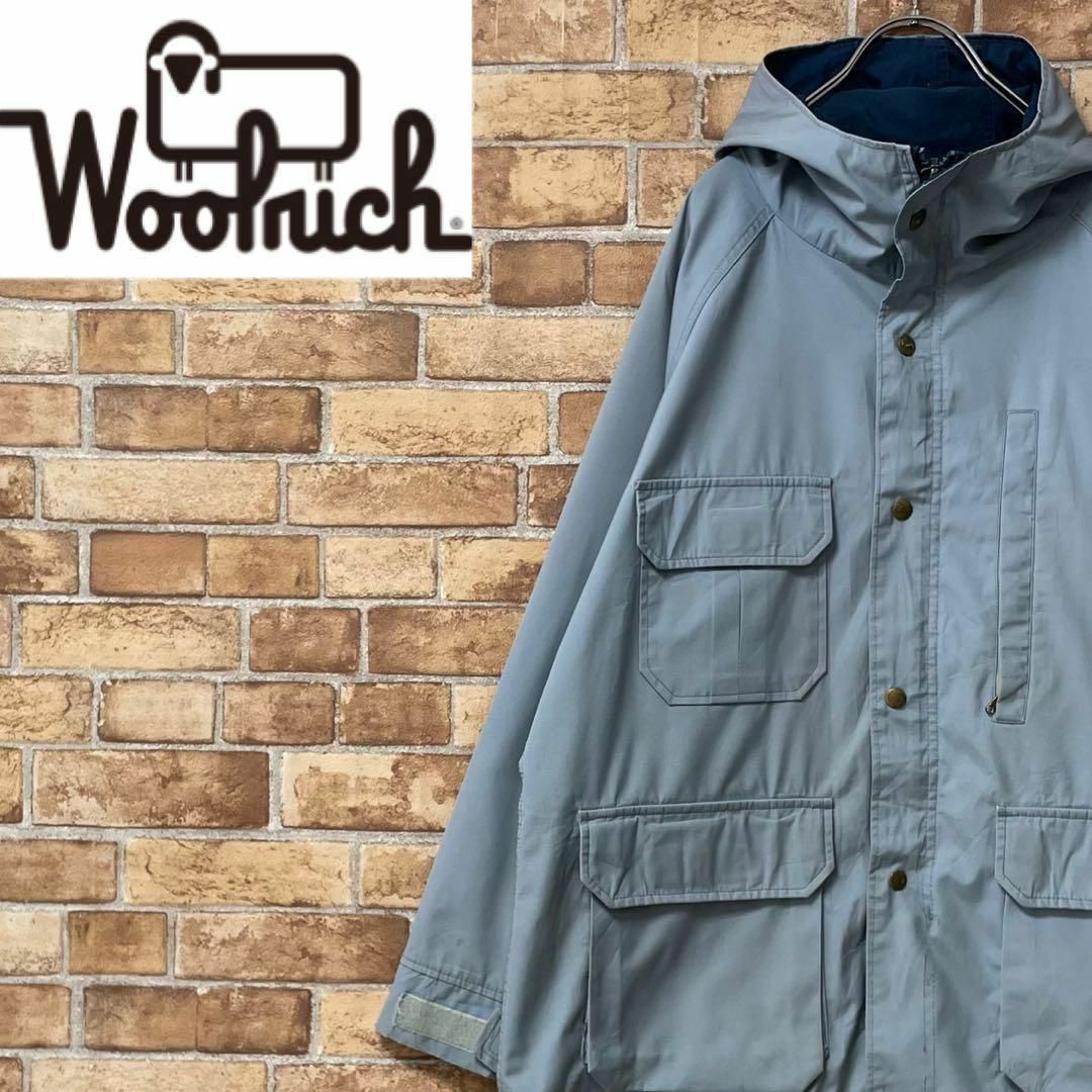 WOOLRICH(ウールリッチ)のウールリッチ　TALONジッパー　白タグ　マウンテンパーカー　アウトドア古着女子 レディースのジャケット/アウター(ブルゾン)の商品写真