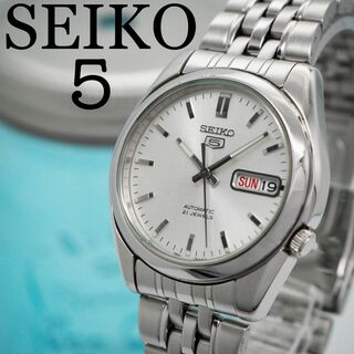 セイコー(SEIKO)の684 セイコーファイブ　メンズ腕時計　自動巻き　スケルトン　デイデイト　人気(腕時計(アナログ))