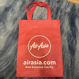 エアアジア ジャパン　不織布バック A4サイズ　Air Asia(航空機)