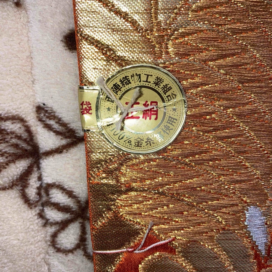 着物 袋帯 正絹 レディースの水着/浴衣(帯)の商品写真