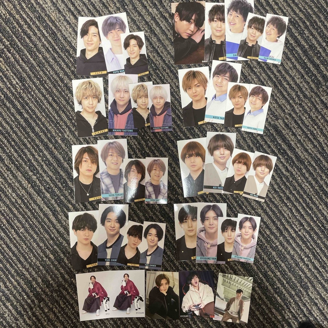 Hey! Say! JUMP 厚紙、データカードセット エンタメ/ホビーのタレントグッズ(アイドルグッズ)の商品写真