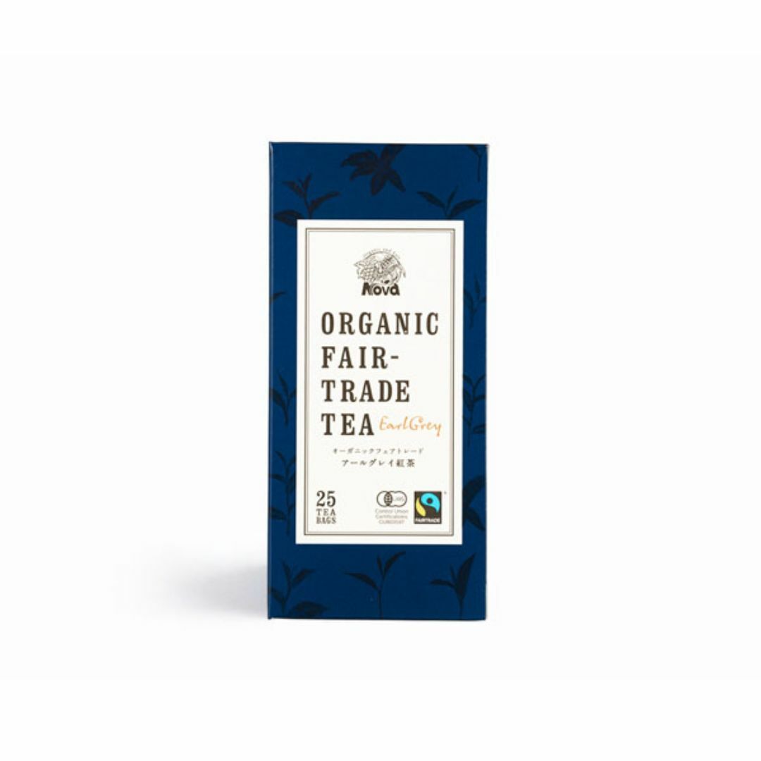 有機フェアトレード アールグレイ紅茶（ティーバッグ）(2gＸ25TB)★特製★ 食品/飲料/酒の飲料(茶)の商品写真