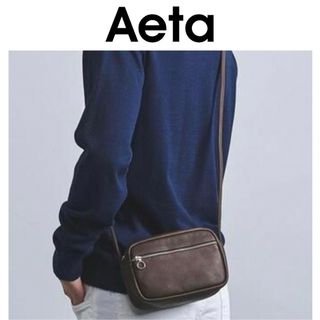 オーラリー(AURALEE)のaeta ディアレザーショルダー S 上代3.5万(ショルダーバッグ)