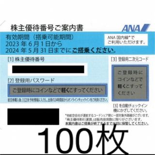 エーエヌエー(ゼンニッポンクウユ)(ANA(全日本空輸))のANA 株主優待 100枚(その他)