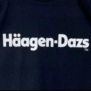 アイスクリーム Haagen Dazs ハーゲンダッツ Tシャツ L ブラック(Tシャツ/カットソー(半袖/袖なし))