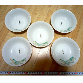 ☆マリコ タダクマ ボウル お皿 食器 5枚セット 陶器製☆(食器)