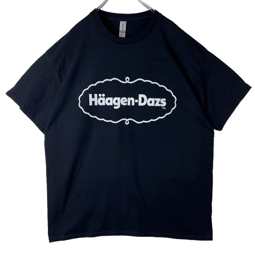 XLアイスクリーム Haagen Dazsブラック ハーゲンダッツ Tシャツ メンズのトップス(Tシャツ/カットソー(半袖/袖なし))の商品写真