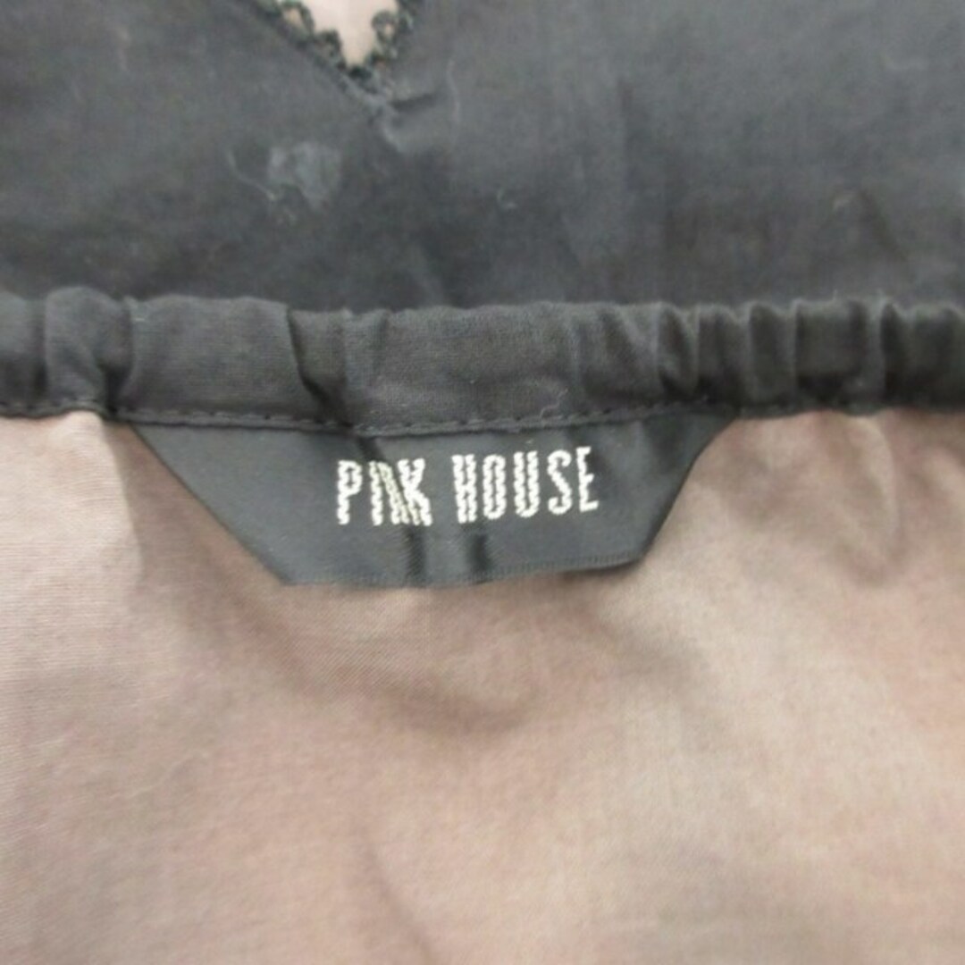 PINK HOUSE(ピンクハウス)のピンクハウス キャミワンピース レース フレア ひざ丈  ■GY31 レディースのワンピース(ひざ丈ワンピース)の商品写真