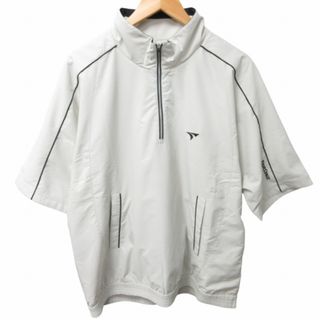 アザー(other)のツアーステージ ハーフジップシャツ カットソー 半袖 白系 M ■GY31(ウエア)