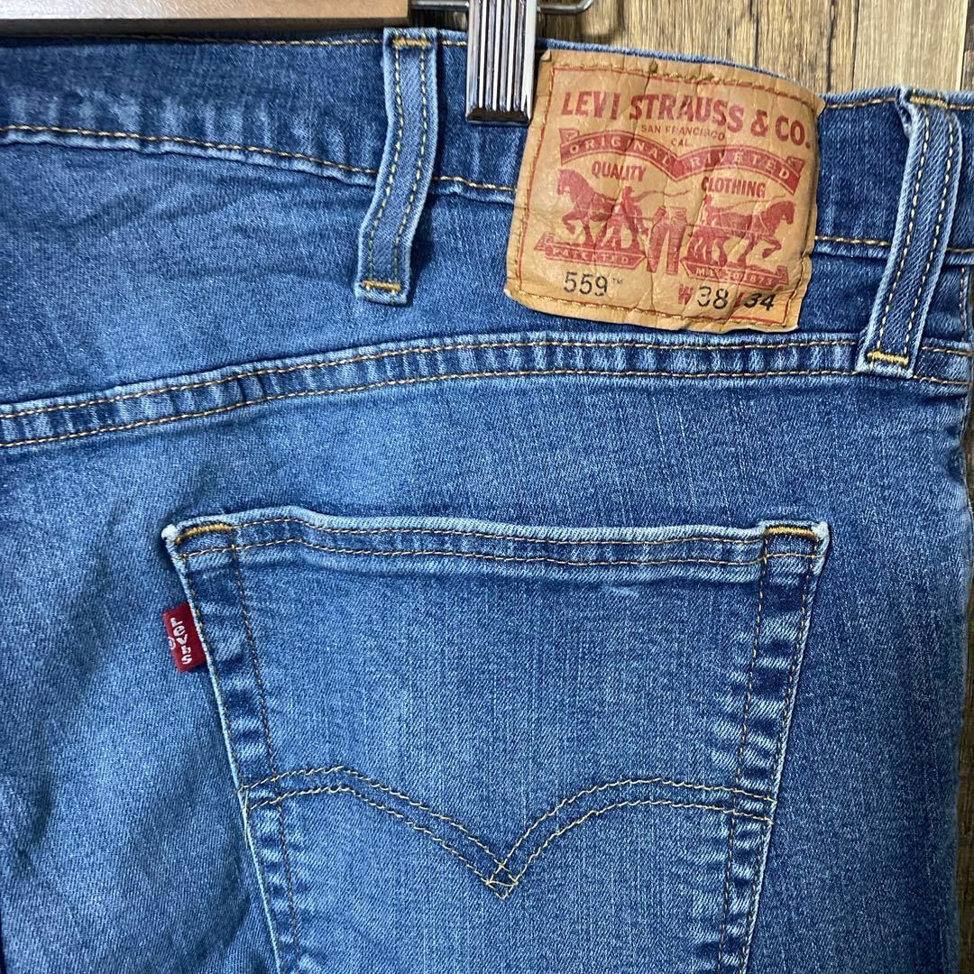 Levi's(リーバイス)のデニム ブルー メンズ リーバイス 2XL 38 559 ストレート パンツ メンズのパンツ(デニム/ジーンズ)の商品写真