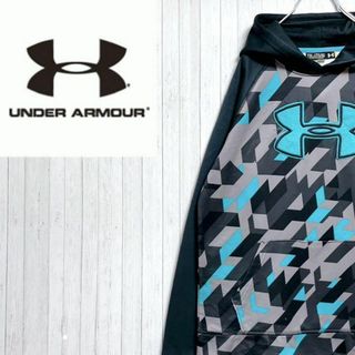 アンダーアーマー(UNDER ARMOUR)のアンダーアーマー　パーカー　スウェット　プルオーバー　ビッグロゴ　YXL(その他)