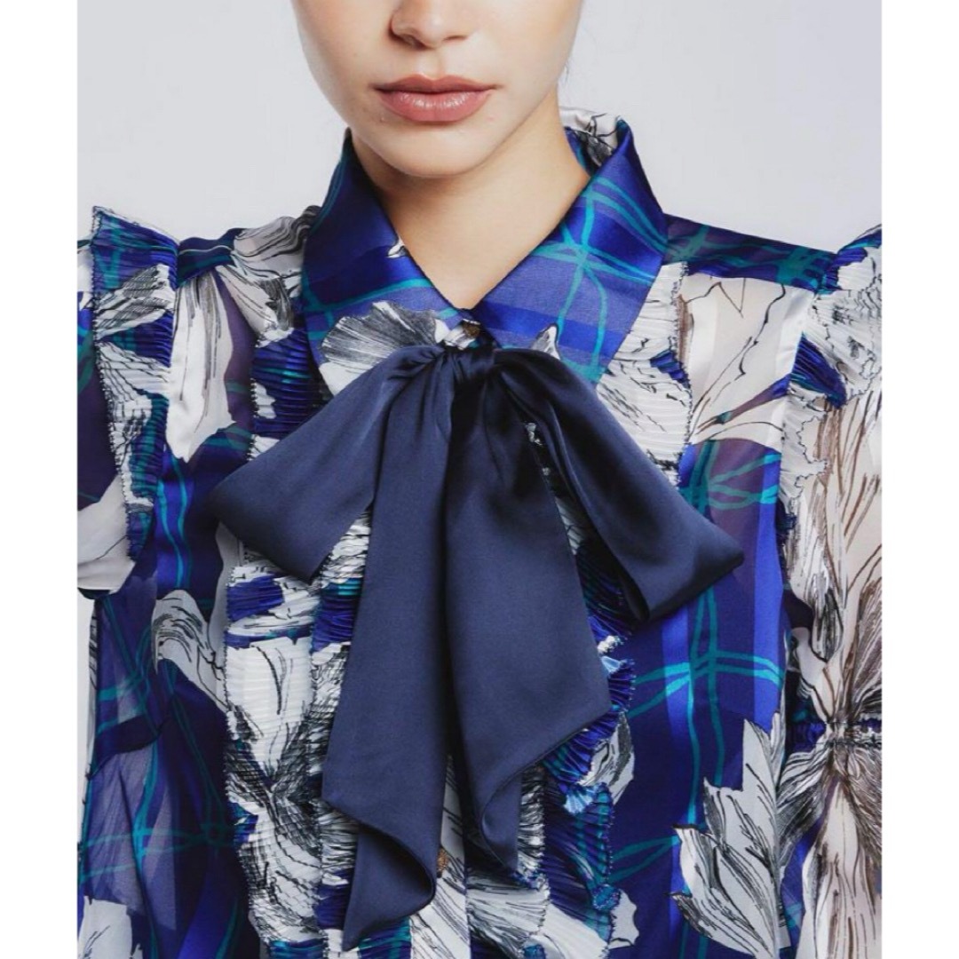 DOUBLE STANDARD CLOTHING - Sov. / フラワーシフォンサテン DOUBLE STANDARD CLOTHING - Sov. / フラワーシフォンサテン