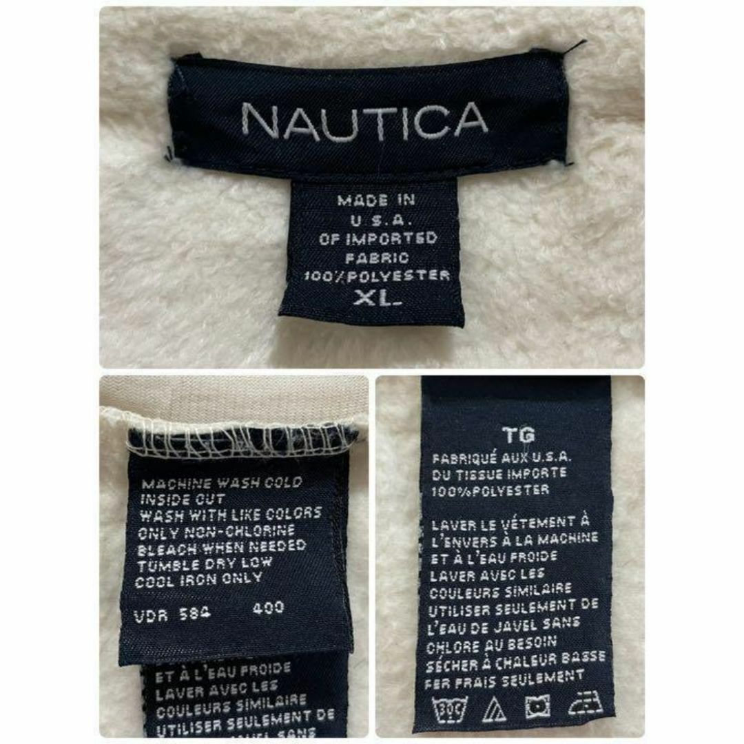 NAUTICA(ノーティカ)のノーティカ　USA製　ハーフジップ　フリースジャケット　ビッグシルエット　XL メンズのジャケット/アウター(その他)の商品写真