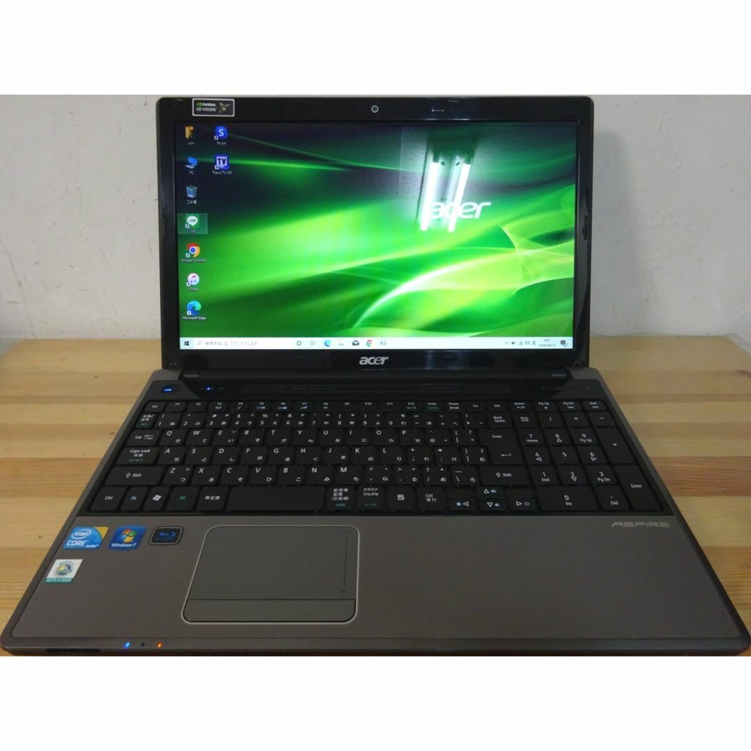 エイサー ノート PC Aspire 5745DG-F54E/L/中古特価良品 スマホ/家電/カメラのPC/タブレット(ノートPC)の商品写真