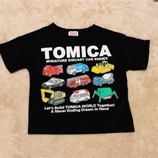 タカラトミー(Takara Tomy)のトミカ　はたらく車モチーフTシャツ　95サイズ(Tシャツ/カットソー)