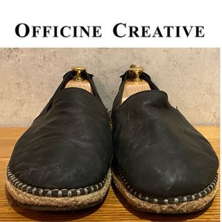 アーツアンドサイエンス(ARTS&SCIENCE)のOFFICINE CREATIVE エスパドリーユ 上代6.5万(スリッポン/モカシン)