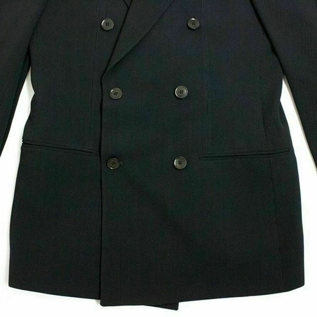 ARMANI COLLEZIONI(アルマーニ コレツィオーニ)の【全額返金保証・送料無料】アルマーニのスーツジャケット・正規品・新品同様・黒色 メンズのスーツ(スーツジャケット)の商品写真