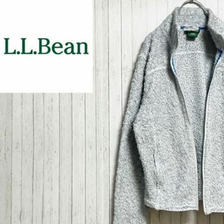 エルエルビーン(L.L.Bean)のエルエルビーン　ボアフリースジャケット　アウトレット　古着女子　M(ブルゾン)