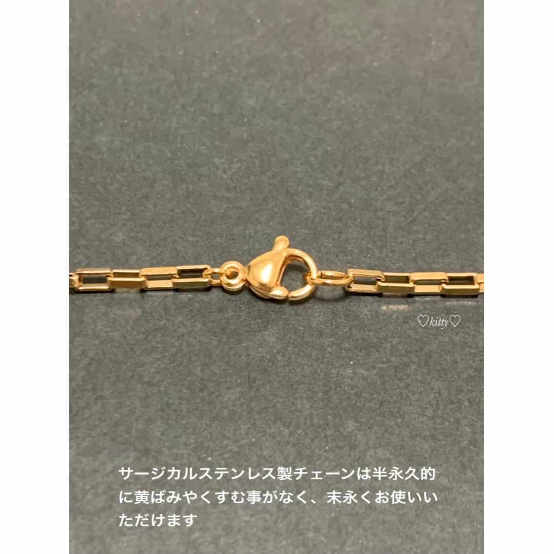 【スクエアコイン ベネチアンネックレス ゴールド 45cm】エリザベス メンズのアクセサリー(ネックレス)の商品写真