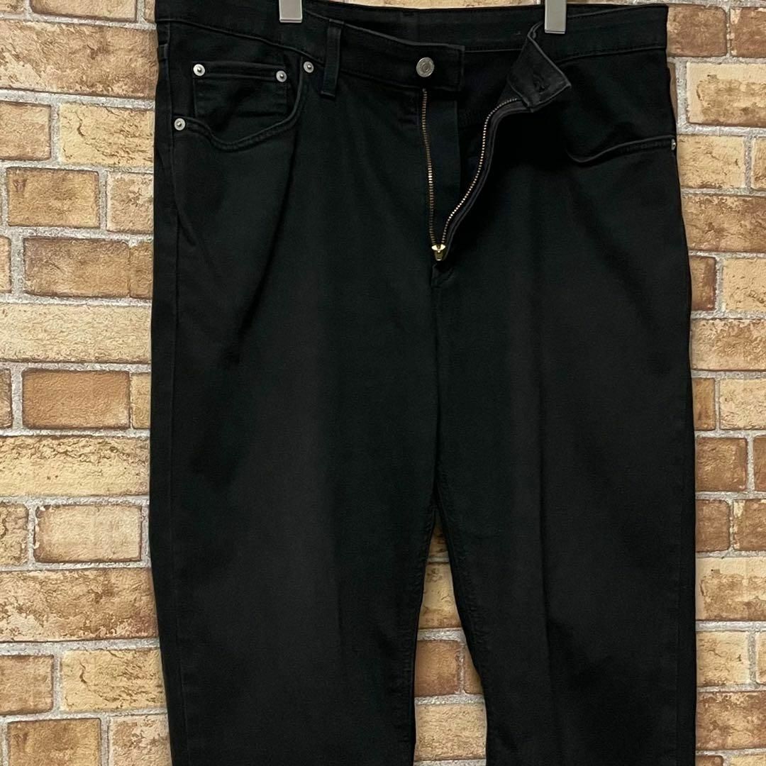 EDWIN(エドウィン)のエドウィン　403　ブラックデニム　ジーンズ　ジーパン　テーパード　太め　36 メンズのパンツ(デニム/ジーンズ)の商品写真