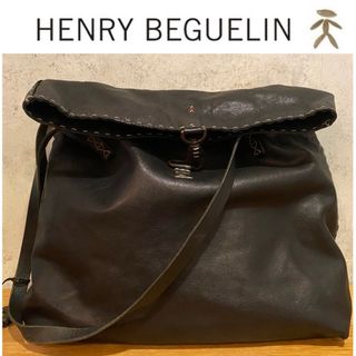 アーツアンドサイエンス(ARTS&SCIENCE)のHENRY BEGUELIN レザートート 上代17.5万(トートバッグ)