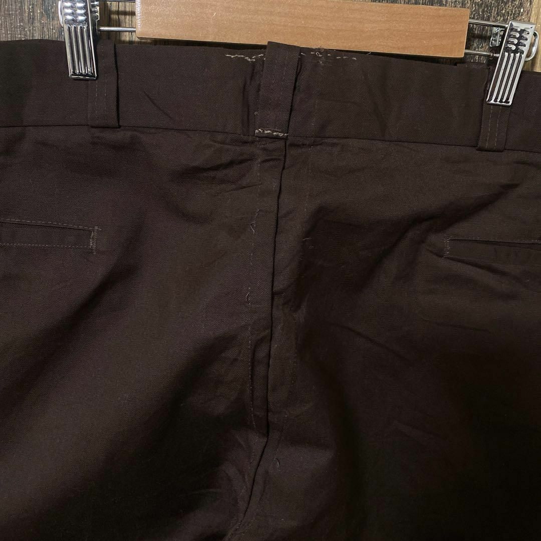 ブラウン 2XL 44 ワーク メンズ ビッグシルエット パンツ USA古着 メンズのパンツ(ワークパンツ/カーゴパンツ)の商品写真