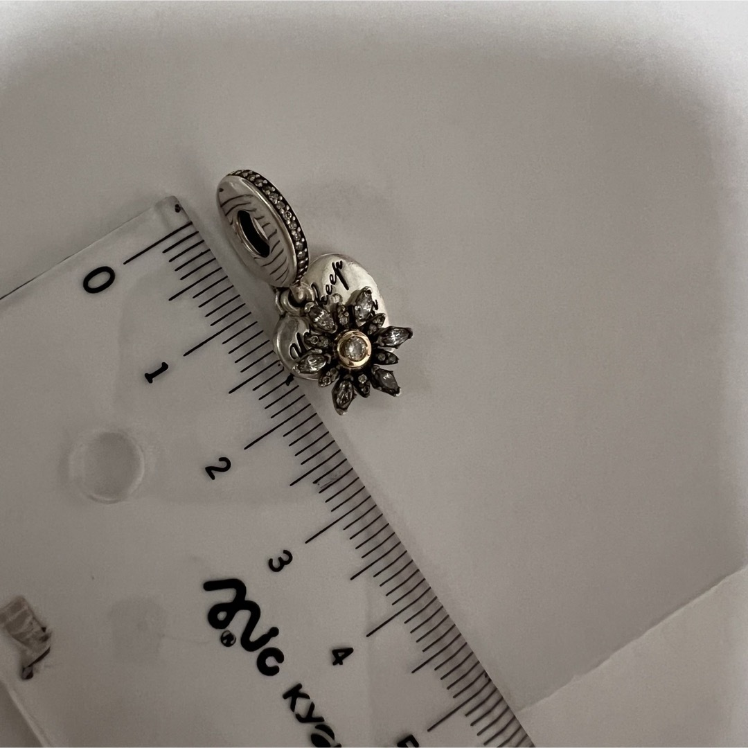 PANDORA(パンドラ)のパンドラSnowflake 14K SILVER チャーム　正規品 レディースのアクセサリー(チャーム)の商品写真