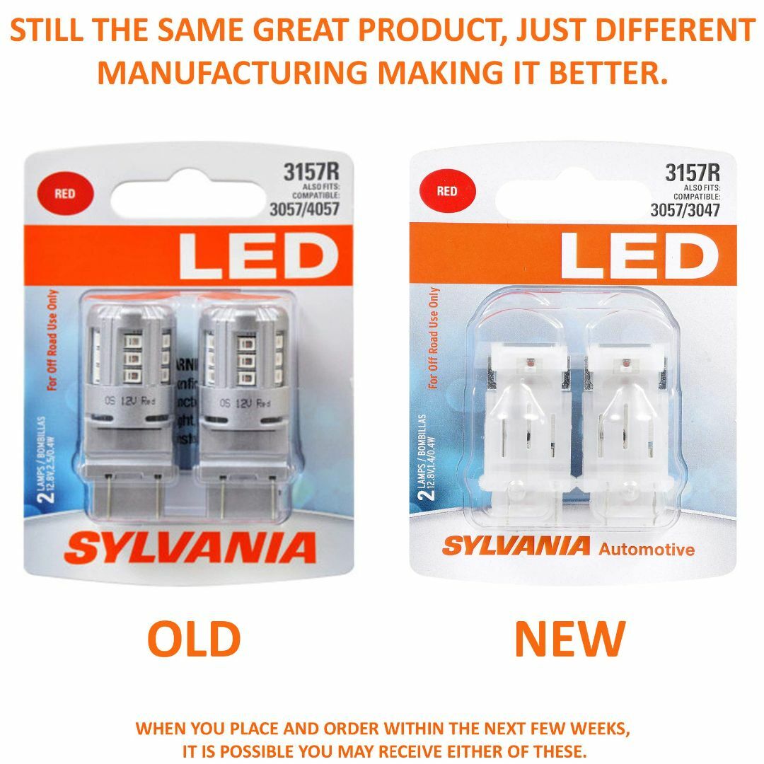 【特価セール】SYLVANIA 3157RSL.BP2LEDバルブ（電球2個入り インテリア/住まい/日用品のライト/照明/LED(その他)の商品写真